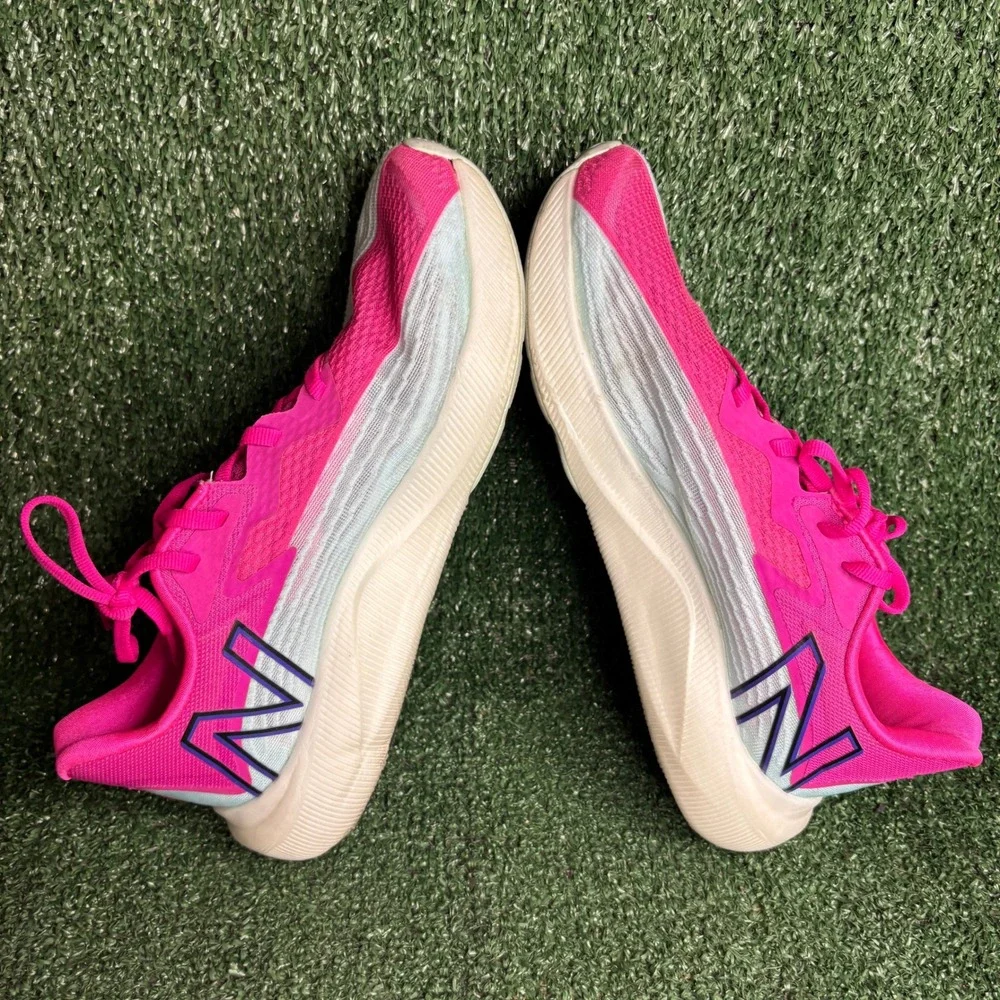 New Balance FuelCell Rebel v2 Athletic Running Shoes Pink White Womens Size 9 B